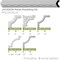 Ekena Millwork 1 5/8"H x 3/4"P x 94 1/2"L Jackson French Ribbon Panel Moulding PML01X00JA - alternate 2